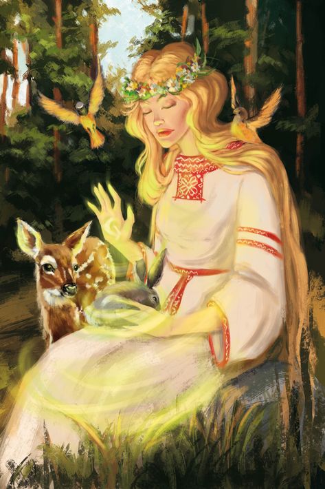 Slavic Art, Slavic Goddess, Witch Hut, Slavic Paganism, Myths & Monsters, Slavic Mythology, Slavic Folklore, Pagan Art, Nature Life