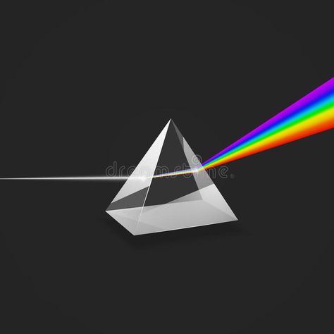 Dispersion. Colorful spectrum of light. Experiment with glass prism and beam of , #Aff, #light, #Experiment, #spectrum, #Dispersion, #Colorful #ad Prism Illustration, Scattering Of Light, Light Experiment, Light Experiments, Dispersion Of Light, Glass Prism, Triangular Prism, Refraction Of Light, Beam Of Light