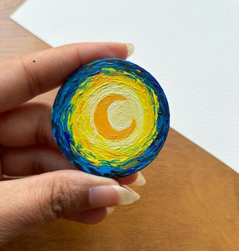 Van Gogh inspired fridge magnet ♥️ DM to buy💌 Room decor Room decor painting Mood board Mood board painting Aesthetic painting Art for sale Acrylic Acrylic painting Acrylic art #fyp #foryoupage #artforsale #artforyourhome #artforyou #artwork #explorefeed #acrylicpainting #acrylicpaintingforsale #acrylic #acrylicart #like #comment #share #save #follow #followforfollow Painting Mood Board, Mood Board Painting, Room Decor Painting, Painting Mood, Board Mood, Van Gogh Inspired, Board Painting, Painting Aesthetic, Painted Boards