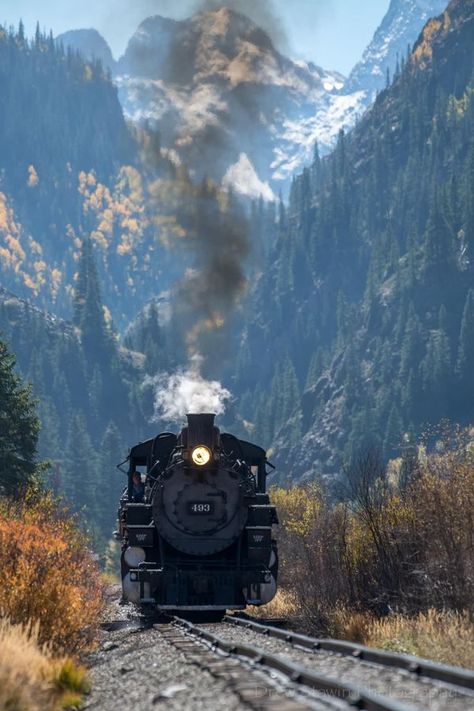 Best Colorado Photography | The Durango & Silverton train. | Facebook Durango Train, Silverton Colorado, Train Trips, Colorado Photography, Durango Colorado, Colorado Homes, Train Travel, Colorado, The Past