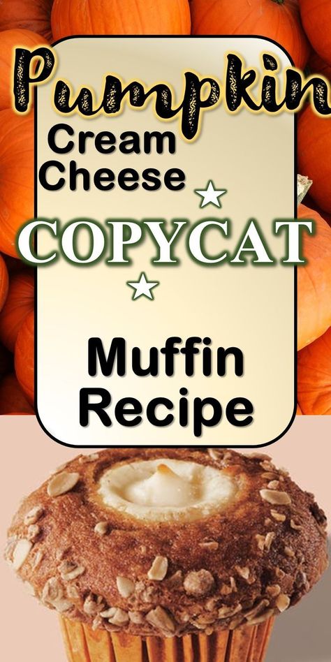 Copycat Starbucks Recipe you can make in 30 minutes or less Cream cheese in a Muffin? Really? Yes! The combination of the warm spiciness of the pumpkin blend and the smoothness of the cream cheese make these delicious pumpkin muffins taste more like a dessert than a snack. Do I need to use a certain type of muffin pan? Pumpkin Cream Muffins, Starbucks Muffins, Pumpkin Starbucks, Pumpkin Cheesecake Muffins, January Recipes, Pumpkin Cream Cheese Muffins, Pumpkin Cream Cheese, Copycat Starbucks, Pumpkin Spice Muffins