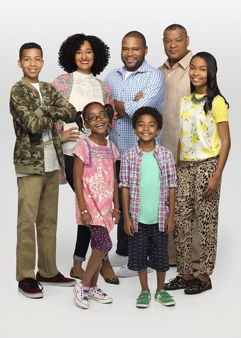 Black-ish cast Blackish Cast, Black Ish, African American Family, Fall Tv, Anthony Anderson, Tracee Ellis Ross, Pablo Escobar, Family Feud, Black Families