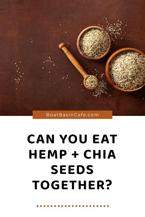 Discover the nutritional benefits, delicious recipes, & unique textures of combining hemp & chia seeds. Chia Hemp Flax Seeds Recipes, Hemp Seeds Recipes, Hemp Seed Benefits, Hemp Seed Recipes, Hemp Seed Milk, Seed Benefits, Recipes Unique, Hemp Milk, Flax Seed Recipes