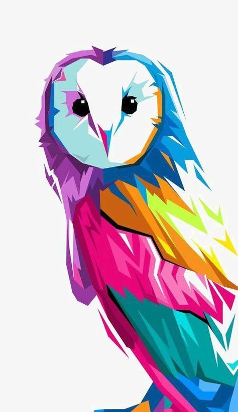 owl clipart,hand painted,creative,color,animal,lovely,hand,painted Stencils Ideas, 다크 판타지, Colorful Animals, Owl Art, Art And Illustration, Pics Art, Art Watercolor, Pencil Art, Bird Art