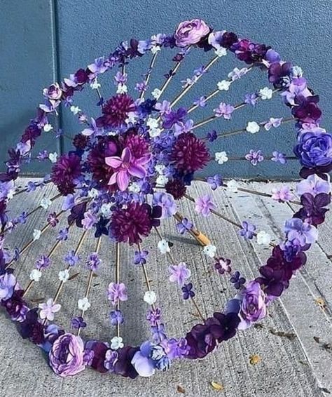 Bridal Umbrella, Floral Umbrellas, Umbrella Decorations, Umbrella Wedding, Home Diy Projects, Deco Floral, Rustic Garden Decor, Custom Bridal, Décor Diy