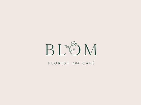 Blóm Branding - Florist and Café florist branding flower shop vector floral illustartion floral flower florist botanical illustration cleverlogo elegant simplicity typography logodesign logo design branding Floral Bakery Logo, Logos With Flowers, Flower Store Logo, Bloom Logo Design, F Logo Design, Bloom Logo, Florist Branding, Brand Wallpaper, Florist Brand