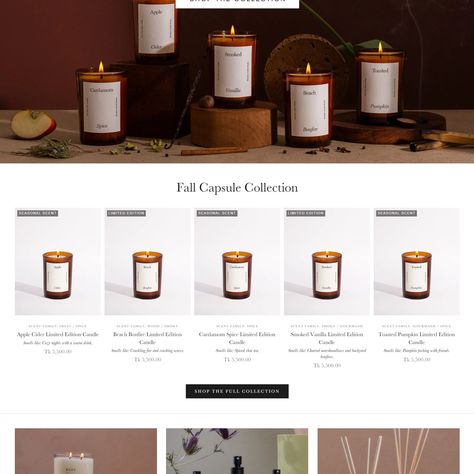 Shopify Candles Website Country: Australia Pages: Candles Features: Pricing, Facebook Pixel, Product Show 📌 Book a free consultancy: https://calendly.com/trtitul/30min 📌 Portfolio: https://www.trtitul.com 📌 Hire Me : https://www.fiverr.com/s/yvA3plZ #shopify #candles #website #woocommerce Candle Website Design, Candle Website, Beach Candle, Beach Bonfire, Facebook Pixel, Magazine Template, Scented Candles, Website Design, Portfolio