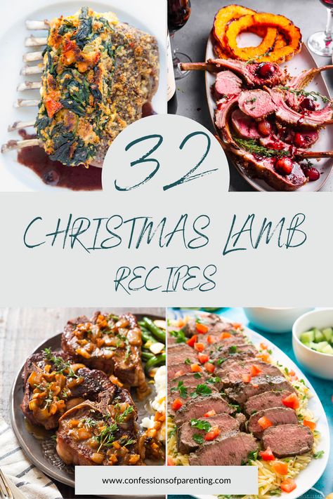 Kabobs In The Oven, Roasted Lamb Chops, Lamb Curry Recipes, Christmas Lamb, Roast Rack Of Lamb, Christmas Main Dishes, Lamb Dinner, Slow Roast Lamb, Slow Cooker Lamb