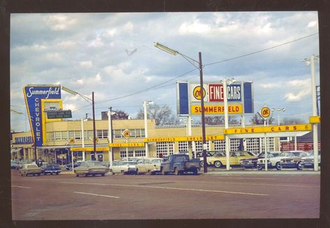 Summerfield Chevrolet Dealership, Flint, Michigan Dealership Ads, Car Dealerships Interior, Car Dealership Ads, Used Car Lots, Flint Michigan Vintage, Chevrolet Dealership, Flint Michigan, Vintage Michigan, Car Lot