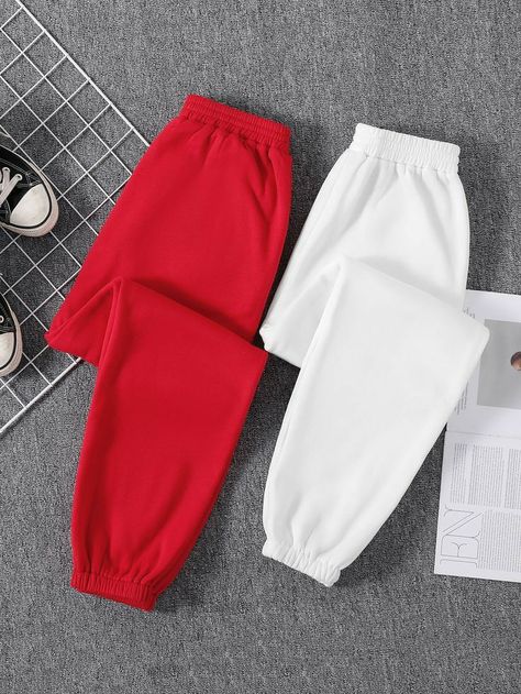 Sweatpants Shein, Outfits Sweatpants, Women Sweatpants, Cute Sweatpants, Fashion Top Outfits, Shein Pants, Cute Lazy Outfits, Simple Trendy Outfits, Womens Sweatpants