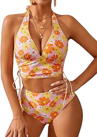 Cute Summer Swimwear, Cute Beach Swimsuit, Swimsuits 2023, Colorful Swimsuit, Swimsuits Cute, Backless Tankini, Colorful Swimwear, Flower Swimsuit, Swimsuits 2020