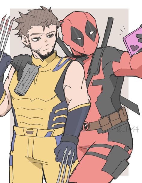 Deadclaws Fanart, Wolverine Fanart, Deadpool X Wolverine, Wolverine And Deadpool, Wolverine Deadpool, Deadpool Funny, Buddy Daddies, Deadpool Movie, Logan Howlett