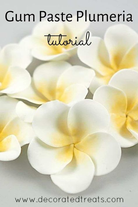 Flower Making With Ribbon, Gum Paste Flowers Tutorials, Beach Themed Cakes, Sugar Paste Flowers, Sugar Flowers Tutorial, Fondant Flower Tutorial, Diy Fleur, Elegant Cake, Gumpaste Flowers