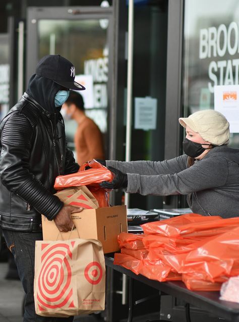 How To Give Back To The Most Vulnerable Communities On Giving Tuesday+#refinery29 Give Back To Community, Mobile Food Pantry, Giving Back To The Community, Food Justice, Domestic Worker, Breast Reconstruction, Barclays Center, Unemployment Rate, Giving Tuesday