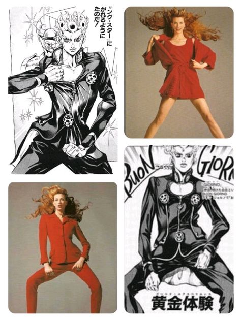 Jojo Poses, Jojo Fashion, Versace Collection, Human Poses Reference, Human Poses, Character Poses, Old Anime, Cool Poses, Sketchbook Inspiration