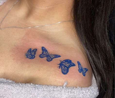 Blue Tattoos, Tattoos Abstract, Baddie Tattoos, Tattoos Watercolor, Minimal Tattoo Ideas, 16 Tattoo, Abstract Tattoos, Maori Tattoos, Hand Tattoos For Girls