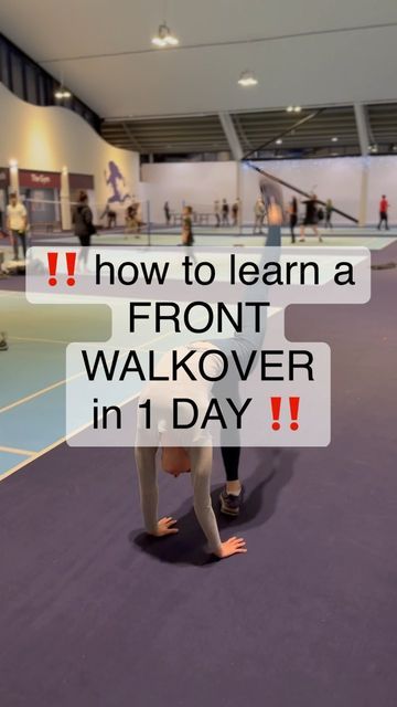 Front Walkover, Back Walkover, Gymnastics For Beginners, Cheer Tryouts, Back Stretching, Back Handspring, Gymnastics Flexibility, Keep Practicing, Cheer Workouts