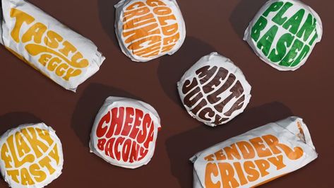 Burger Branding, Burger Packaging, Fast Food Chains, Brand Fonts, Restaurant Branding, Food Quality, Burger King, Cool Stuff, History Design