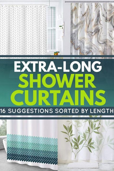 Shower Ideas Bathroom, Tall Shower Curtains, Transitional Home Decor Ideas, Shower Curtain With Valance, Long Shower Curtain, Double Shower Curtain, Luxury Shower Curtain, Gold Shower Curtain, Extra Long Shower Curtain