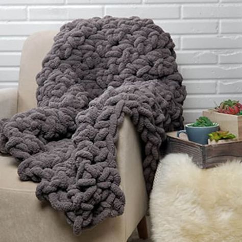 Forest Apartment, Hand Crocheted Blanket, Big Needle, Big Yarn, Jumbo Yarn, Chunky Crochet Blanket, Knit Blankets, Bernat Blanket, Crocheted Blanket