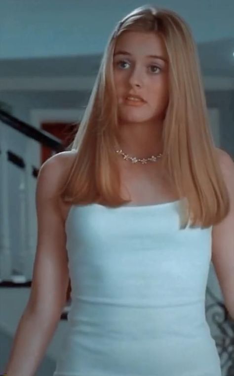 Says Who Calvin Klein Clueless, Cher Calvin Klein Dress, Cher Clueless Calvin Klein Dress, Cher Horowitz Calvin Klein Dress, Clueless Calvin Klein Dress, Cher Outfits Clueless, 2000s Movie Fashion, Clueless Dress, Clueless Cher