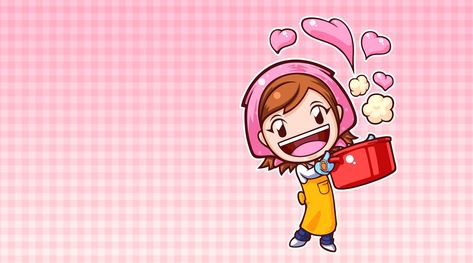 Cooking Mama Game Aesthetic, Cooking Mama Wallpaper, Cooking Mama Aesthetic, Cooking Mama Pfp, Cooking Mama Game, Web Nostalgia, Ipad Lockscreen, Cooking Mama, Cute Blue Wallpaper