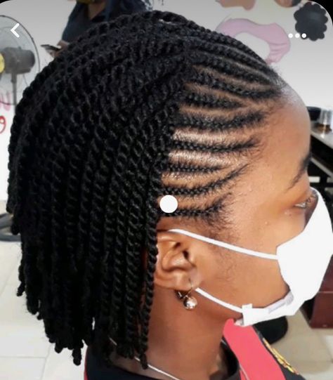 Twists With Weave, Hair Twists Black, Natural Hair Salon, Cornrows Natural Hair, Flat Twist Hairstyles, Natural Braided Hairstyles, Hair Twists, Natural Hair Salons, Short Box Braids Hairstyles