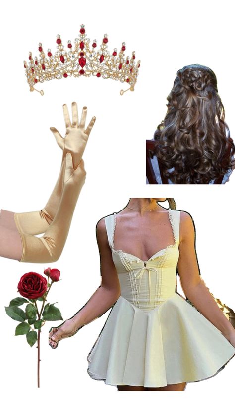 Belle beauty and the beast Halloween costume Modern Beauty And The Beast Costume, Chip From Beauty And The Beast Costume, Belle From Beauty And The Beast Costume, Rapunzel And Belle Costume, Bell Princess Costume, Bell Inspired Outfit Disney, Belle Couple Costume, Anastasia Halloween Costume, Beauty And The Beast Costume Couple