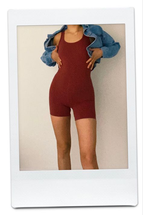 setactive onesie that fits like a charm ✨🧸 Cheap Fitted Sporty Onesie, Cute Fitted Red Onesie, Red Fitted Casual Onesie, Workout Onesie, Cute Orange Onesie, Workout Fits, Gym Outfits, Workout Sets, Gym Outfit