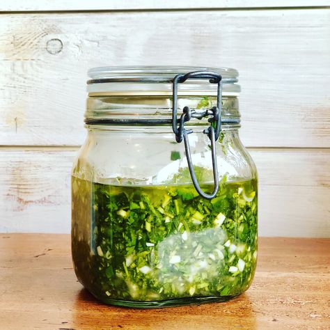 Basil Chimichurri, Basil Chimichurri Recipe, Chimichurri Sauce No Cilantro, Mint Cilantro Chimichurri Sauce, Trader Joe’s Chimichurri Sauce, Oregano Recipes, Chimichurri Sauce Recipe, Parsley Recipes, Cilantro Recipes