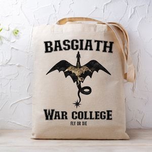 Fourth Wing Merch, Fantasy Embroidery, The Fourth Wing, Wings Quotes, Empyrean Series, The Empyrean, Books Characters, College Tote, Fandom Merch