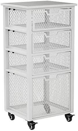 Laundry Room Storage Solutions, Penyimpanan Makeup, Muebles Shabby Chic, Metal Cart, Organization Closet, Tulane University, Rolling Storage Cart, Pantry Closet, Basement Storage