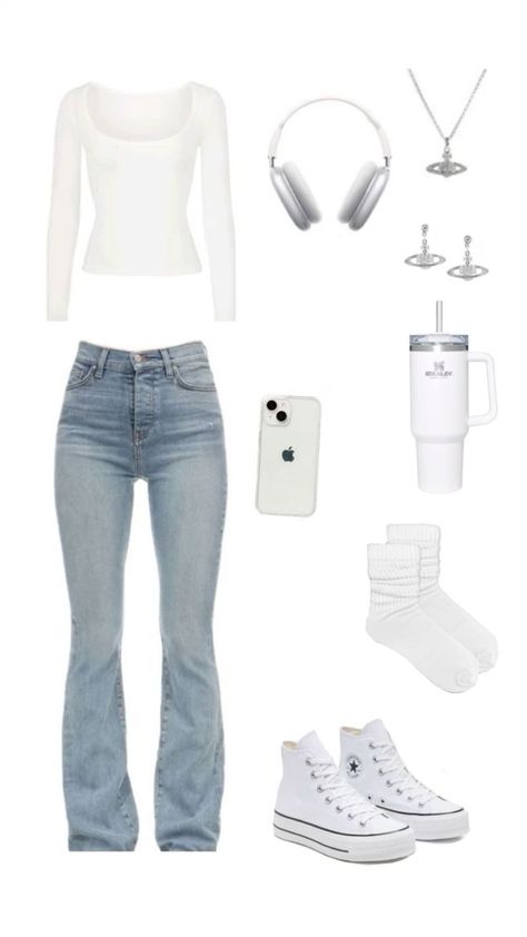 Cool Outfit Ideas, Mode Zara, Casual Preppy Outfits, Trendy Outfits For Teens, Cute Lazy Day Outfits, Outfit Inspo Casual, Cool Outfit, Casual School Outfits, Cute Outfits For School