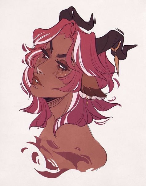 Art Inspiration Drawing, A Drawing, Fantasy Character Design, Pretty Art, Original Image, Pink Hair, Character Design Inspiration, Character Concept, Drawing Inspiration