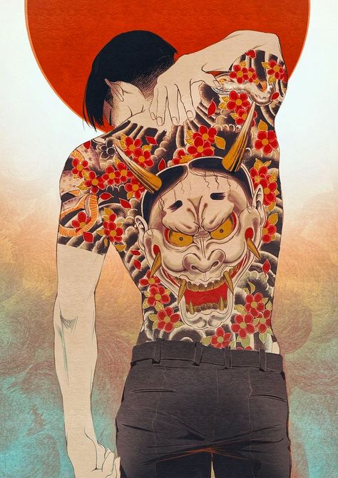 Goro Majima Majima Tattoo, Yakuza Anime, Goro Majima, Yakuza Tattoo, Asian Tattoos, Japanese Tattoo Designs, Japanese Tattoo Art, Desenho Tattoo, Red Sun