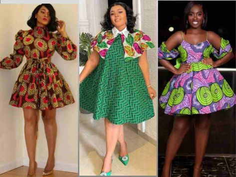 40+ Latest Ankara Short Flare Gown Styles 2023 Short Flare Gown, Ankara Short Flare Gowns, Flare Gown Styles, Ankara Short Gowns, Latest Maternity Dresses, Kitenge Fashion, Ankara Short, Ankara Short Gown Styles, Ankara Long Gown Styles