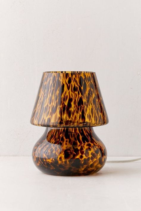 Urban Outfitters Ansel Table Lamp Battery Operated Lamps, Lampe Decoration, Mushroom Lamp, Future Apartment, Affordable Home Decor, Glass Table Lamp, Lamp Decor, Autumn Home, Fall Home Decor