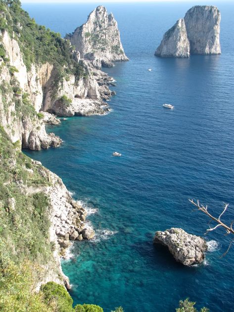 Visiting the Gardens of Augustus on the Isle of Capri - WanderWisdom Isle Of Capri Italy, Isle Of Capri, Capri Italy, Wide World, The Isle, Nice View, Travel Destinations, Places To Go, Capri