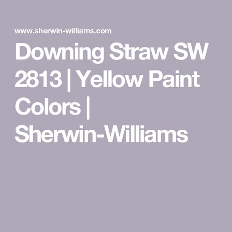 Downing Straw SW 2813 | Yellow Paint Colors | Sherwin-Williams Yellow Paint Colors Sherwin Williams, Optimistic Yellow Sherwin Williams, Sherwin Williams Venetian Yellow, Sherwin Williams Exterior Yellow Paint Colors, Sherwin Williams Confident Yellow, Yellow Paint Color, Yellow Paint Colors, Painting Contractors, Yellow Paint