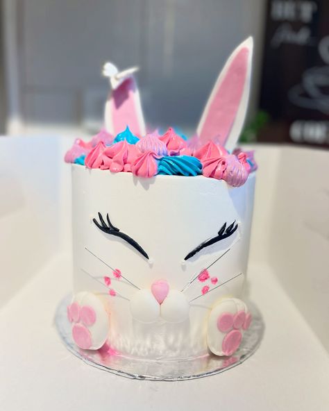 Vanilla Bunny cake 🐰🎂 #vanillacake #bunnycake #birthdaygirl #sharmelsheikh #smallbusinessowner Bunny Cake, Vanilla Cake, Girl Birthday, Vanilla, Cake, Quick Saves