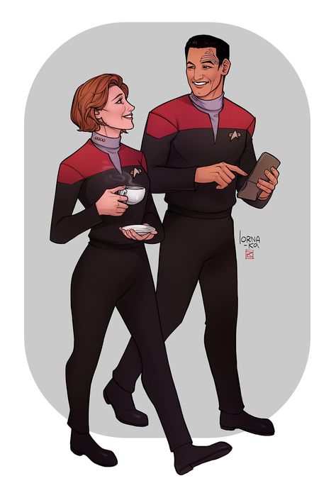 Fandom Star Trek, Star Trek Wallpaper, Star Trek Uniforms, Captain Janeway, Star Trek Ds9, Ralph Mcquarrie, Star Trek Images, Star Trek Art, Animal Education