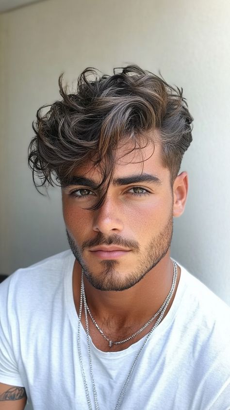 💁 Copper Peach Hair Color Ideas: Sleek Peach Hair Color Ideas Look Men Balayage Hair, Men Brown Hair Color, Men Balayage, Cool Brown Hair Color, Men Brown Hair, Copper Peach Hair, Hair Color Ideas Copper, Comb Over Haircut Men, Peach Hair Color