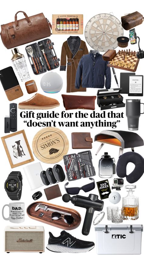 Dads gift guide #dad #giftguide #dadsgifts #mensgiftguide Dad Gifts Basket, Handcrafted Leather Wallet, Boyfriend Gift Basket, Bf Gifts, Christmas Gift For Dad, Gift For Brother, Christmas Gift Guide, Gift Ideas For Men, What Is Life About