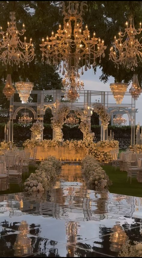 Crystal Candles, The Floor, Outdoor Wedding, Chandeliers, Oasis, Walking, Design