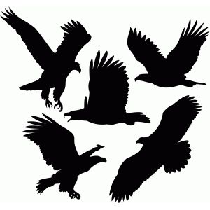 Silhouette Design Store - browse-designs Eagle Background, Eagle Svg, Eagle Silhouette, Eagle Tattoos, Silhouette Clip Art, Wood Burning Patterns, Silhouette Stencil, Bird Silhouette, Animal Silhouette