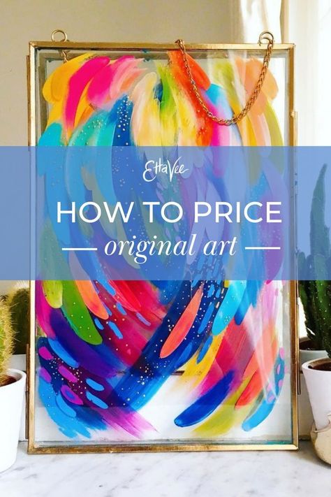 Pricing Artwork Formula, Original Artwork For Sale, Pricing Formula, Etsy Artwork, Painting Competition, Abstract Art Diy, Original Paintings For Sale, Relaxing Art, Selling Paintings