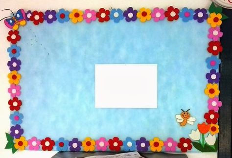 Class Board Decoration, School Wall Art Ideas, Soft Board Decoration, Glitter Paper Crafts, School Art Activities, File Decoration Ideas, School Board Decoration, K Crafts, Preschool Arts And Crafts