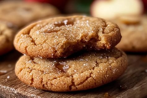 Apple Butter Cookies 🍎 Apple Butter Cookies Easy, Apple Butter Desserts Easy Recipes, Apple Butter Cookie Recipe, Apple Butter Recipes Desserts, Apple Cookies Recipes Easy, Recipes Using Apple Butter, Apple Butter Desserts, Apple Butter Bars, Apple Butter Cookies