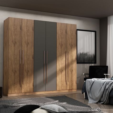 Ways To Organize Your Room, Wood Wardrobe Design, Wardrobe Design Bedroom Sliding, Modern Armoires And Wardrobes, Wardrobe Inside, Freestanding Wardrobe, Modern Armoire, Wardrobe Laminate Design, Armoire Closet