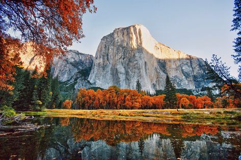 The 10 Best National Park Adventures in Fall | Fall Wedding Destinations, Safest Places To Travel, Tuolumne Meadows, Glamping Resorts, California Camping, Sunset Magazine, Yosemite Falls, Most Romantic Places, Yosemite Valley